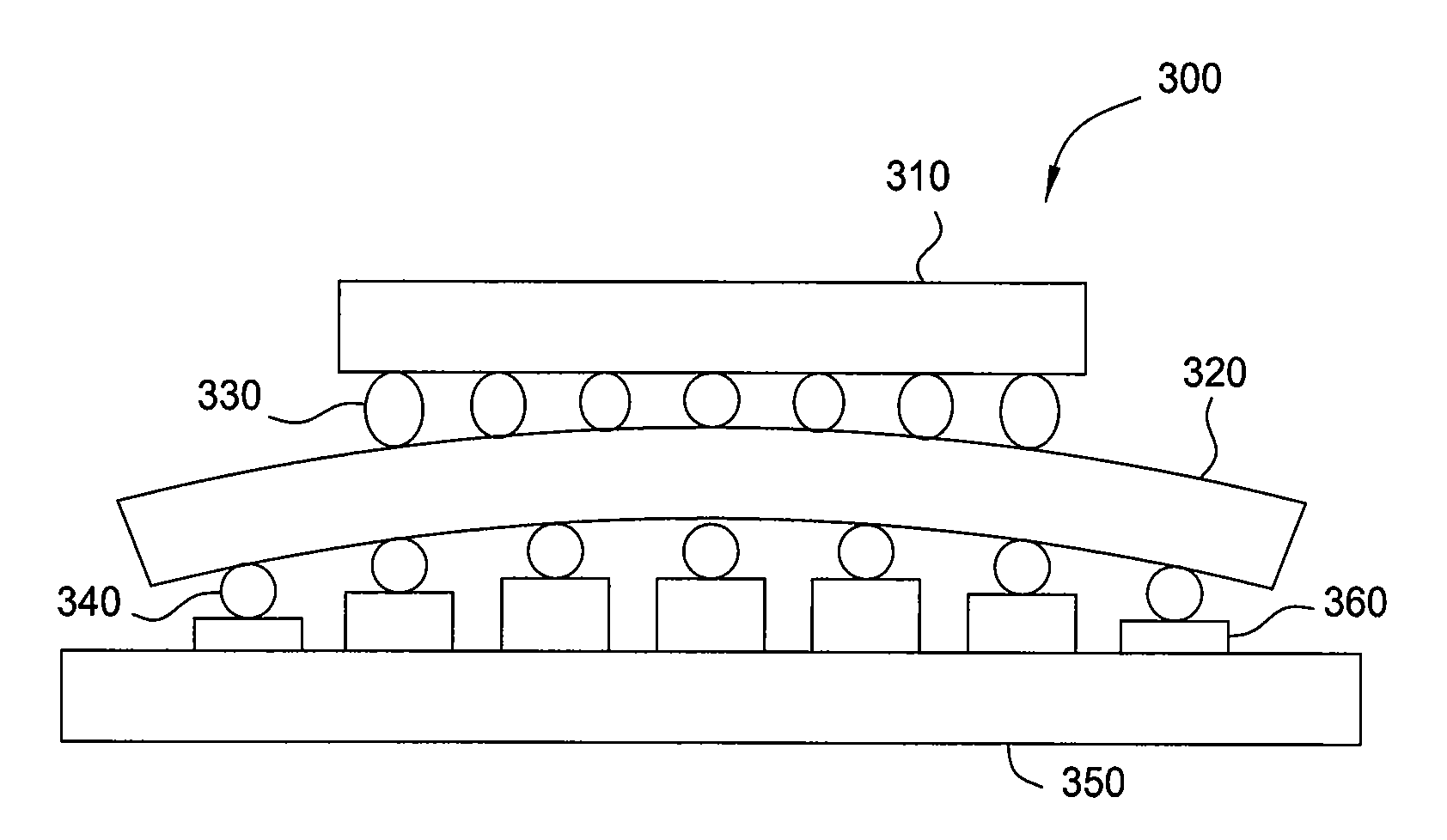 Variable-size solder bump structures for integrated circuit packaging