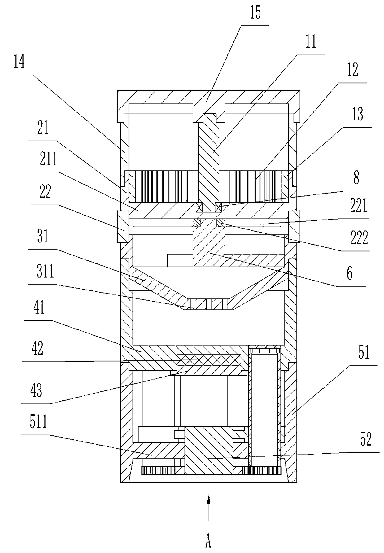 Manual type fruit lipstick production device