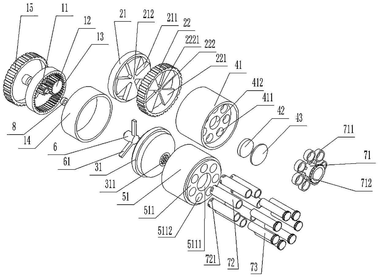 Manual type fruit lipstick production device