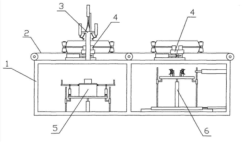 Machine for mounting inner tube and flap of tyre