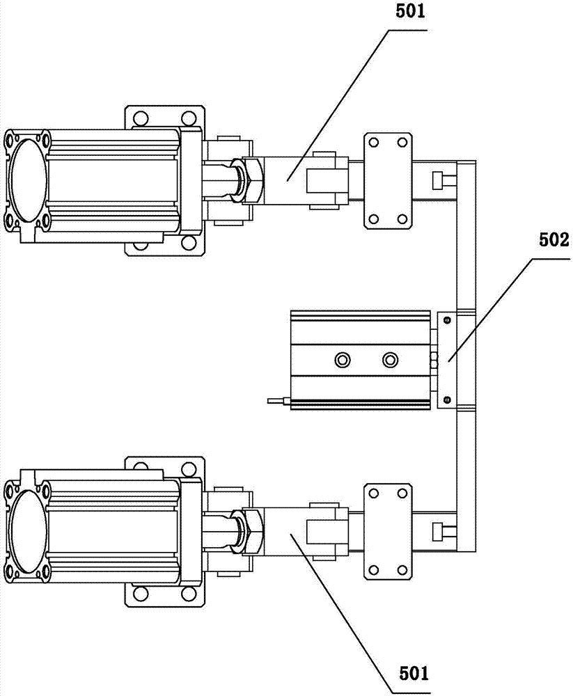 Mold servo grabbing mechanism of intelligent robot welding assembly automatic production line tool