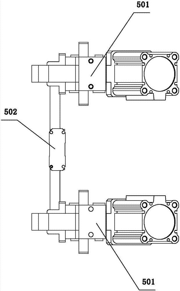 Mold servo grabbing mechanism of intelligent robot welding assembly automatic production line tool