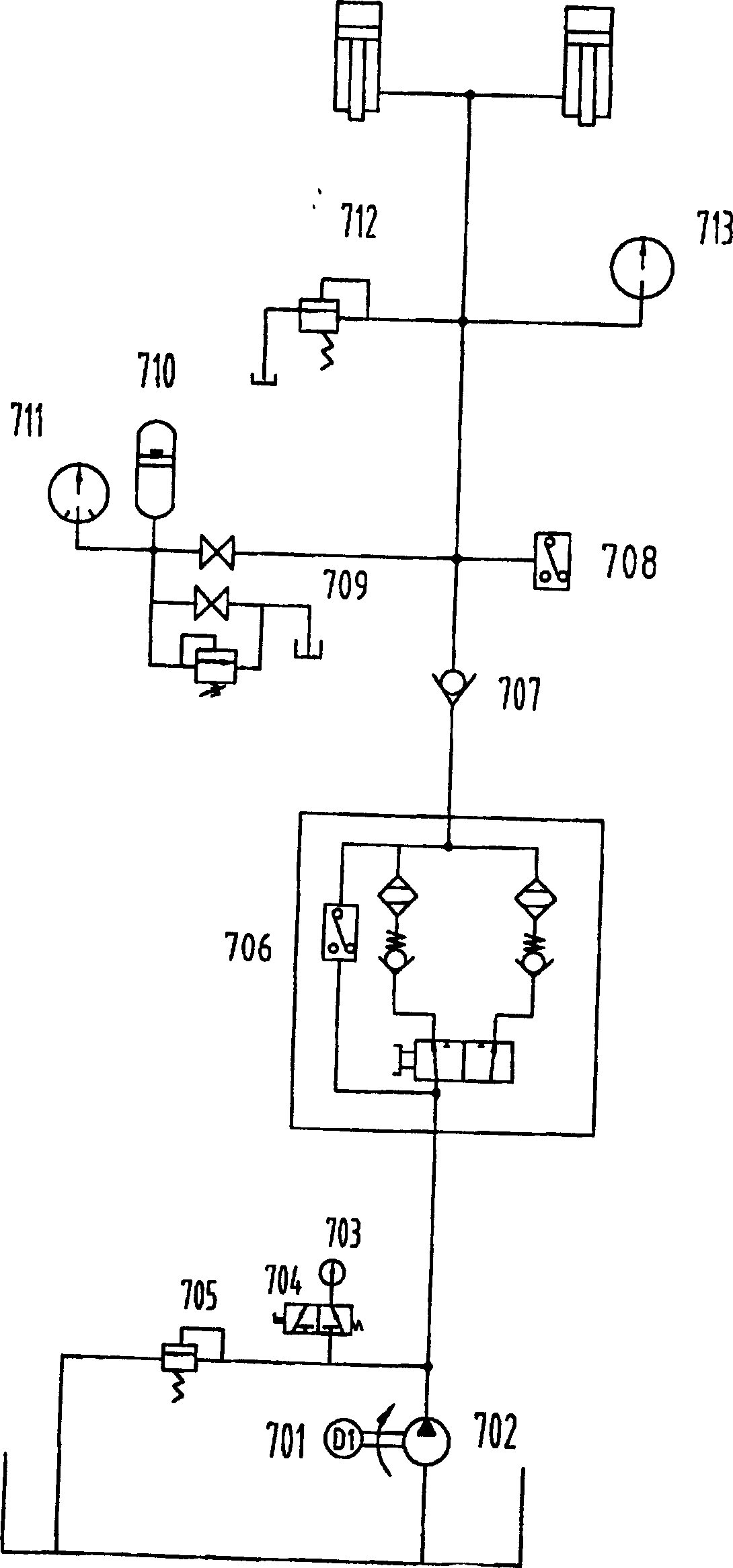 Hydraulic tension apparatus