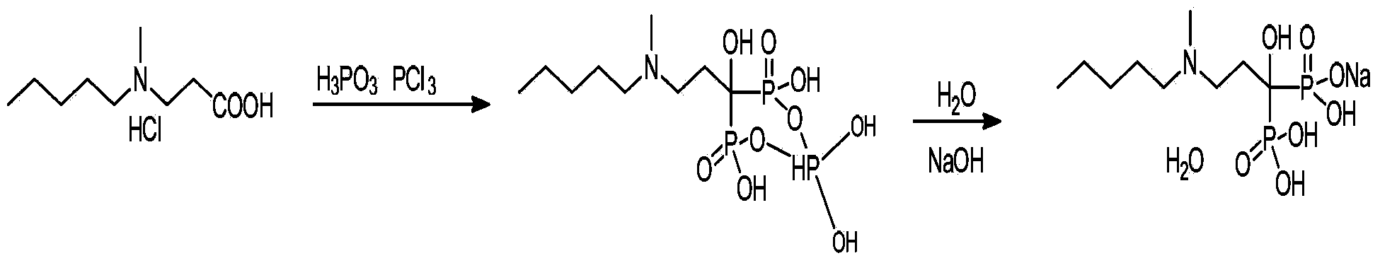 Preparation method of sodium ibandronate monohydrate