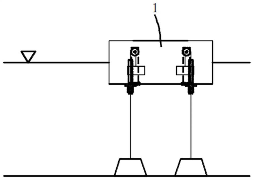 Self-adaptive water level lifting and plane constraint positioning floating equipment