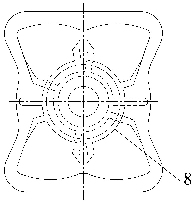 Involute surface multi-cavity oscillating pump