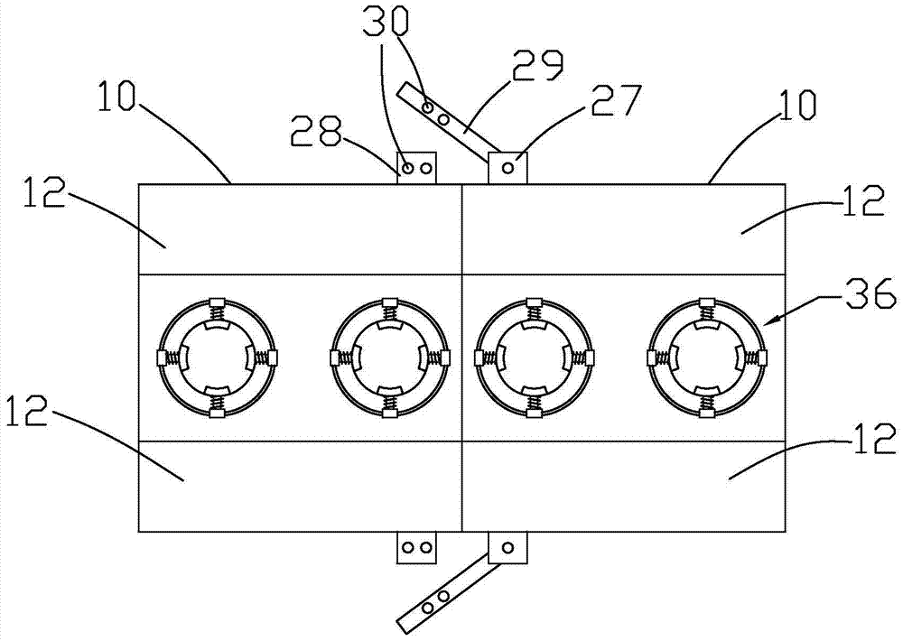 A jacking device and construction method for repairing the roof of a large-span ancient building