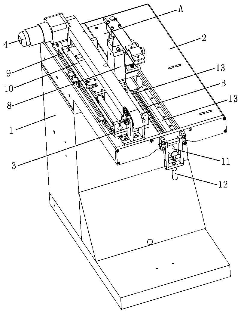 Linear welding device