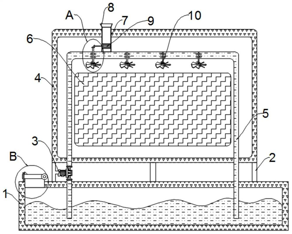 Remote sensing image processing device with heat dissipation function