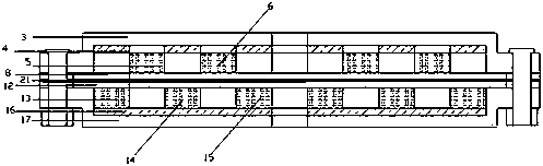 Planar diaphragm loudspeaker of magnetic reflux structure based on annular magnet