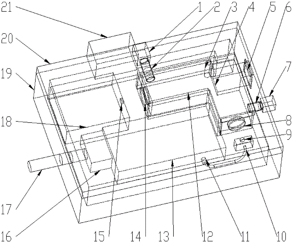 Device for detecting the content of heavy metal Cr element in soil by laser-induced breakdown spectroscopy