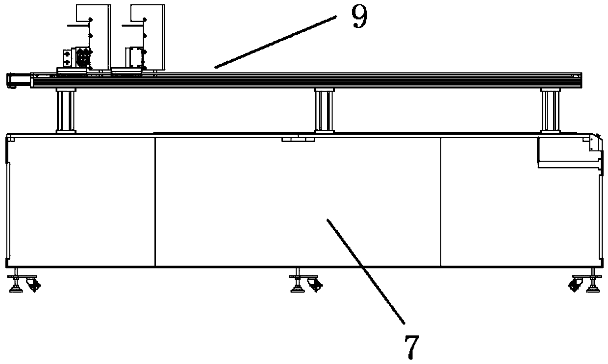 Device and method for pre-coating metal solder on vacuum glass