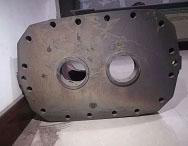 Cold spraying reinforcing material repairing material and repairing method of worn Roots blower cover plate