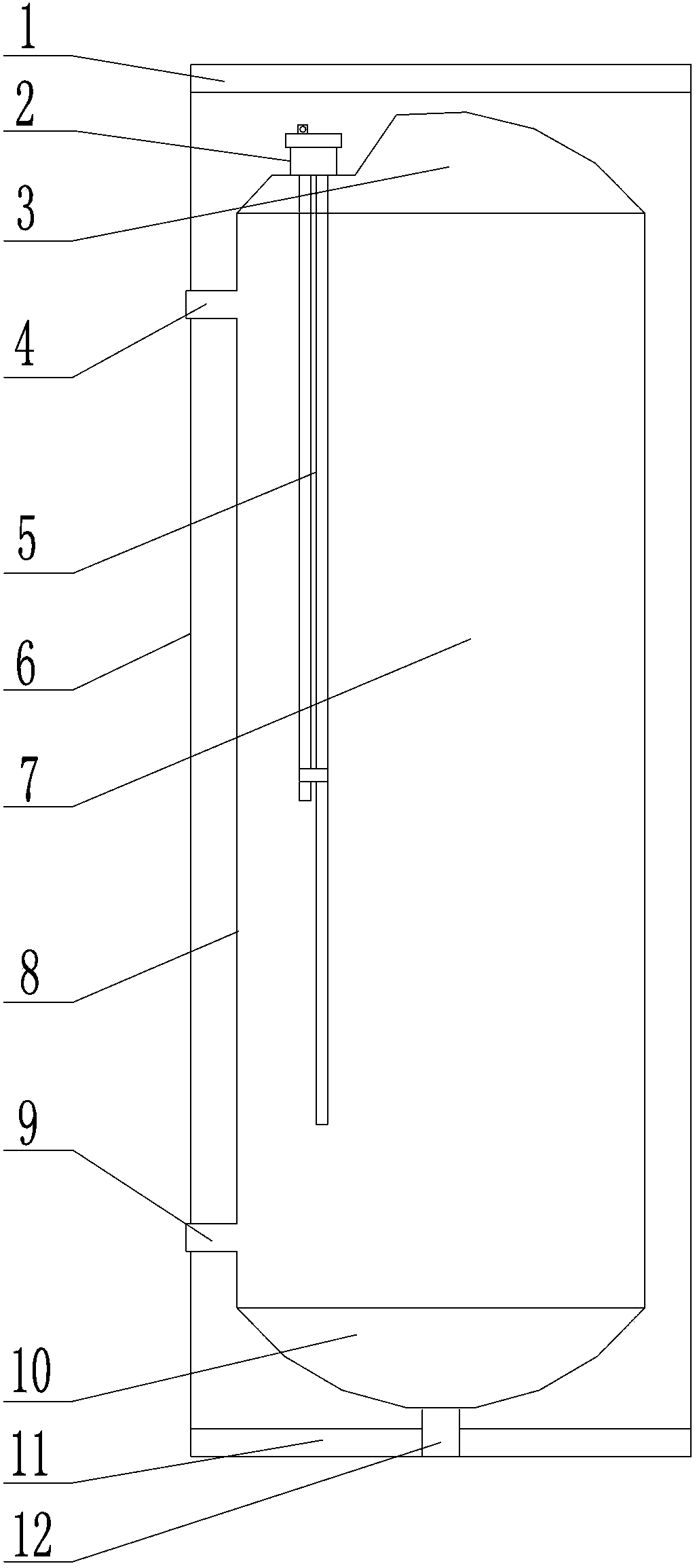 Temperature sensing blind pipe assembly and water heater