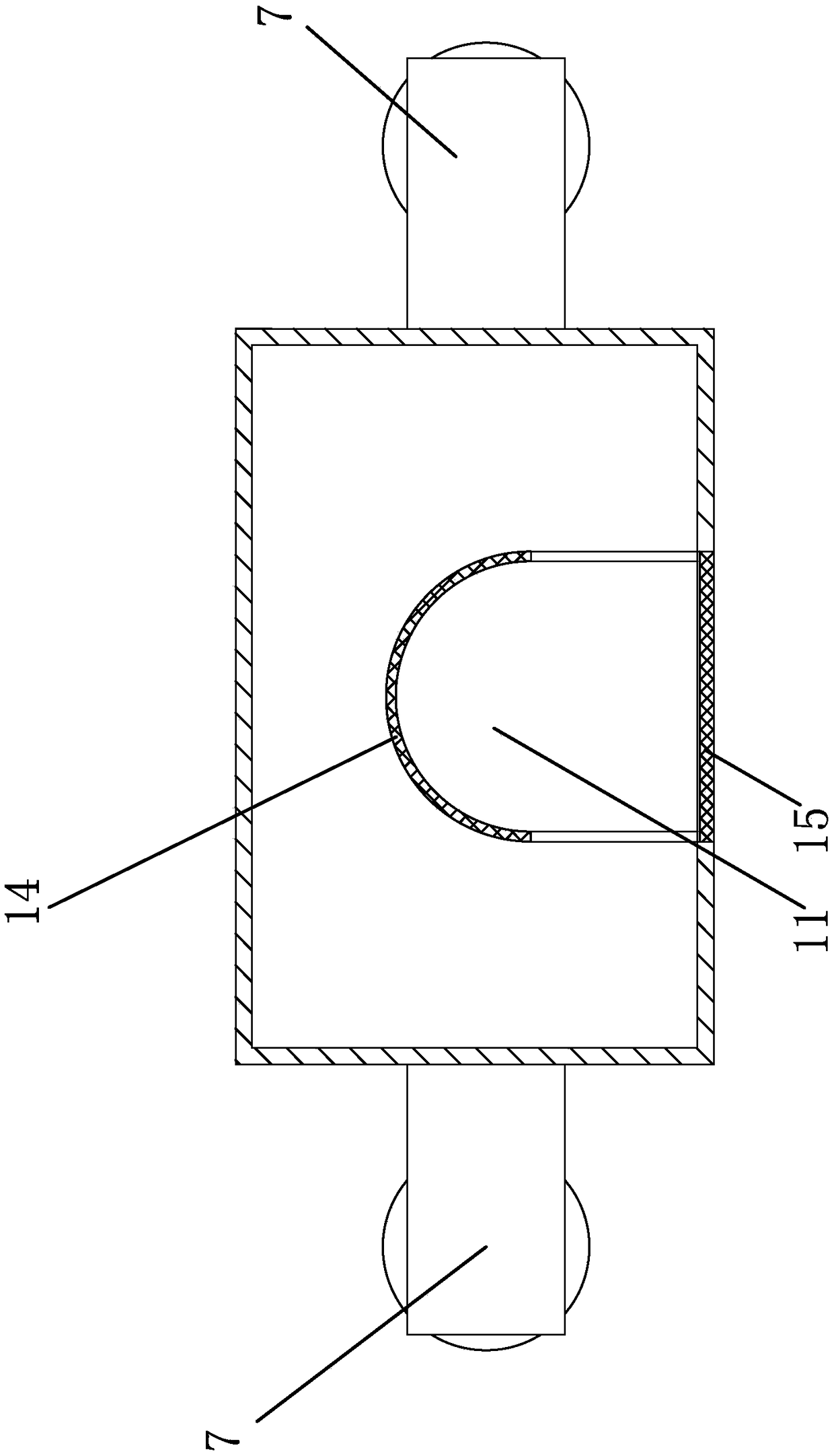 Dust removal device of filament wrapping machine