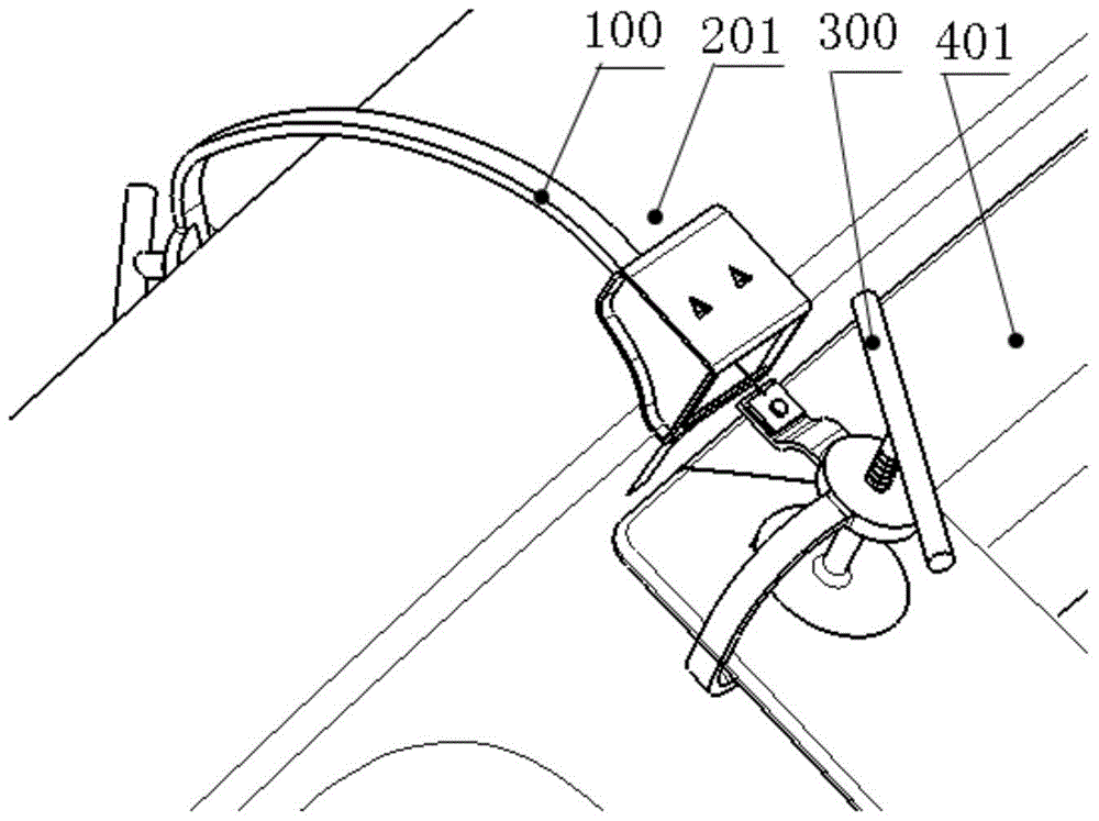 A device for measuring vehicle door offset during driving