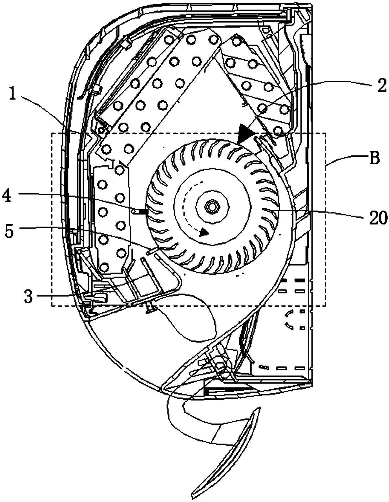 Air conditioner indoor unit, control method and control device