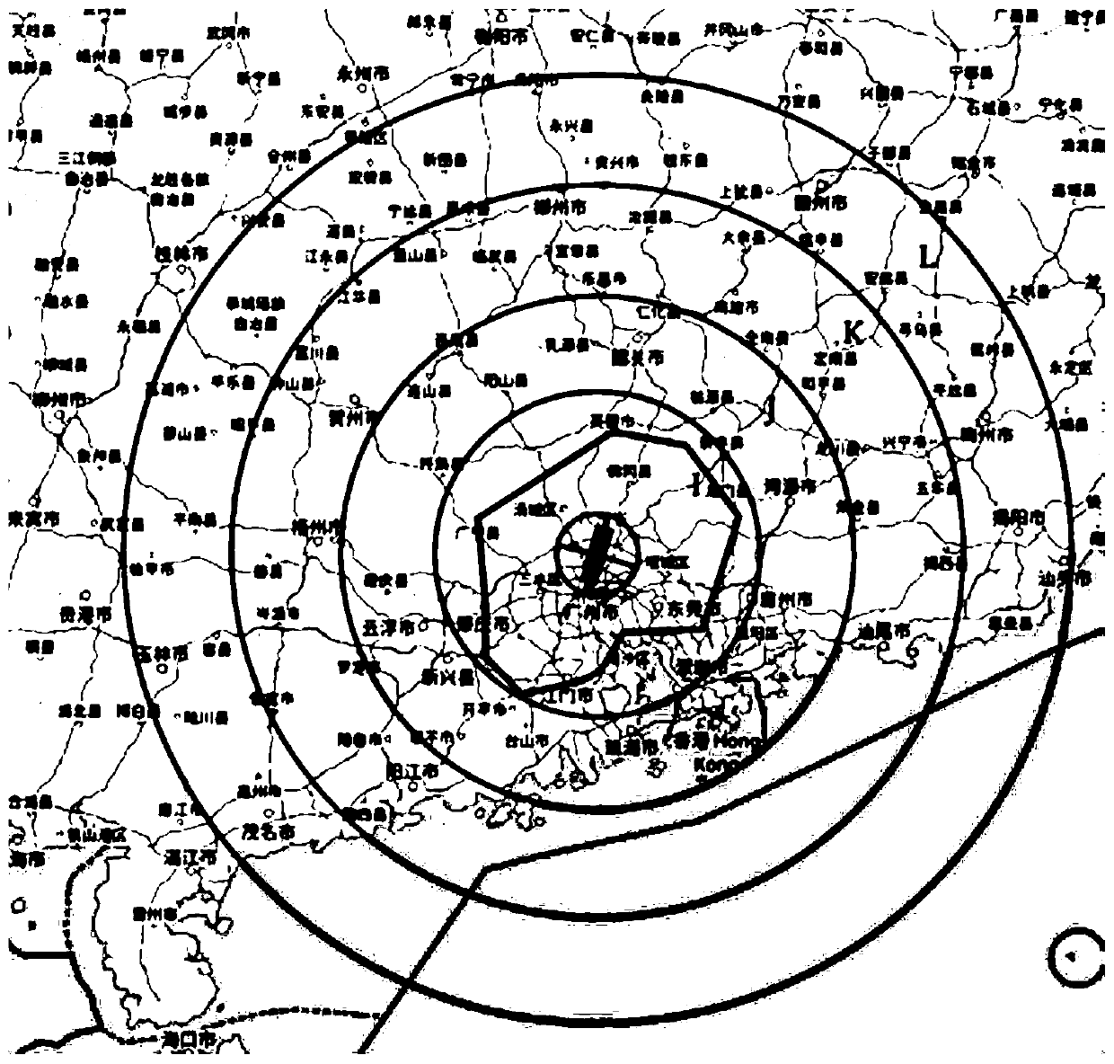 Terminal area take-off and landing capacity prediction method based on weather risk index