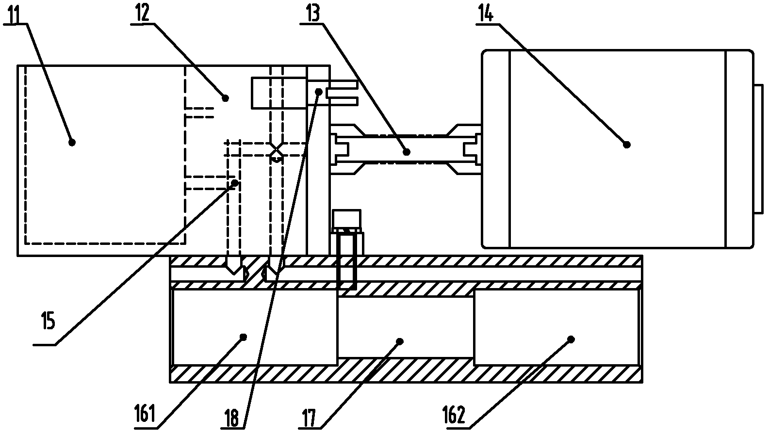 Hydraulic assembly of electro-hydraulic switch machine