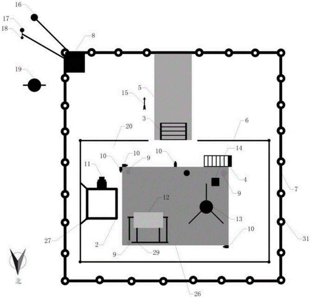 Remote-sensing wild automatic monitoring system and method for shallow lakes