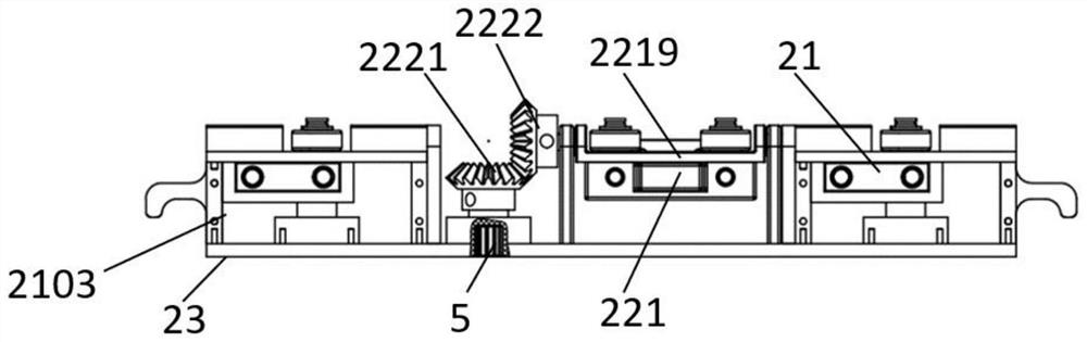 Guide wire/catheter conveying device of vascular intervention surgical robot and vascular intervention surgical robot