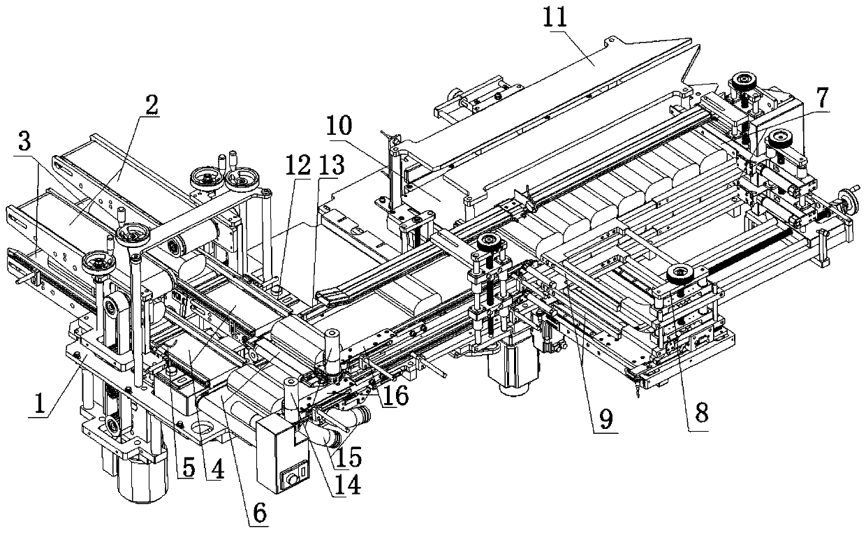 Double-layer orderly arrangement machine and application method thereof