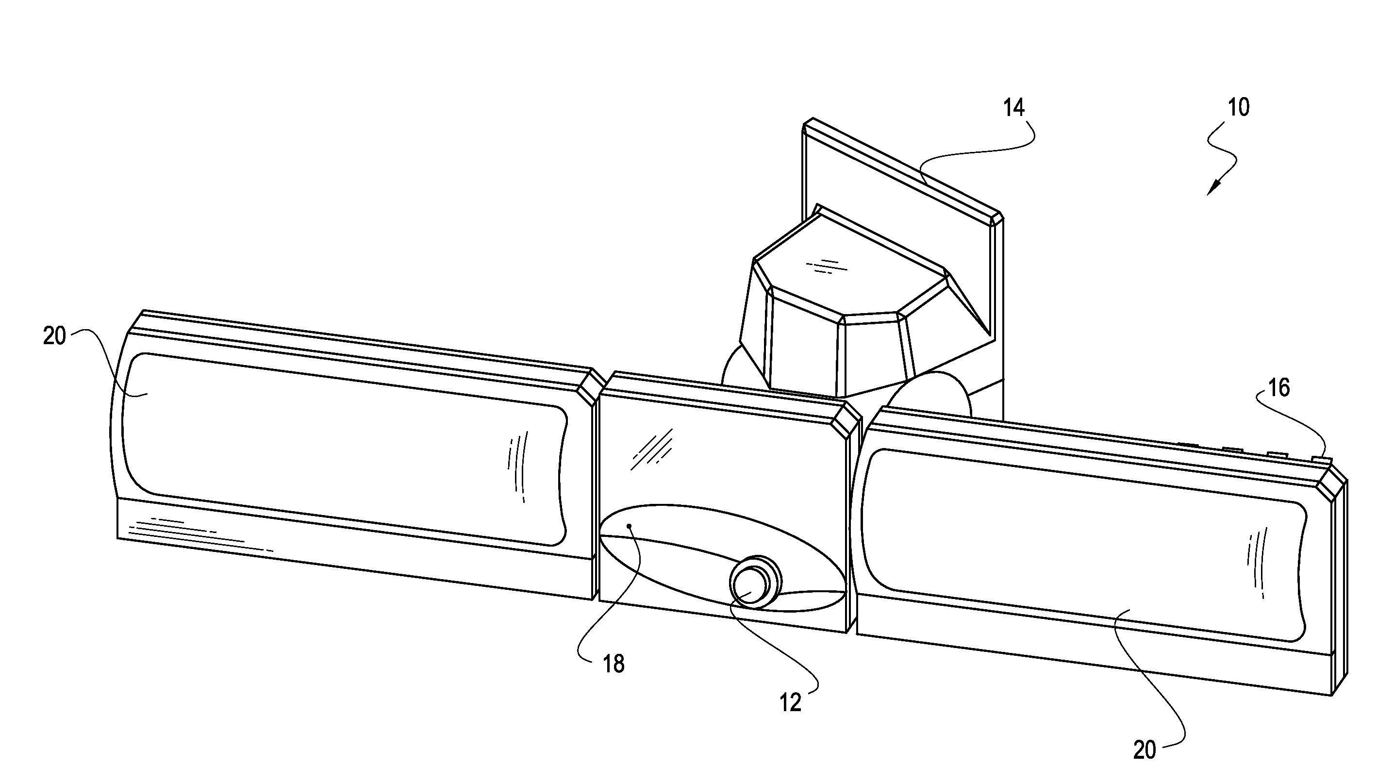 Self-Calibrating Multi-Directional Security Luminaire and Associated Methods