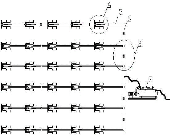 Soft foundation water cover type integrated well point plastic strip vacuum system