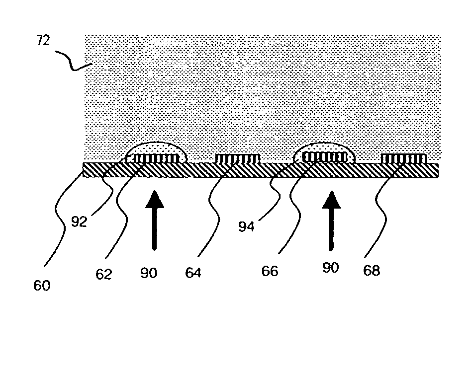 Thermally controlled fluidic self-assembly