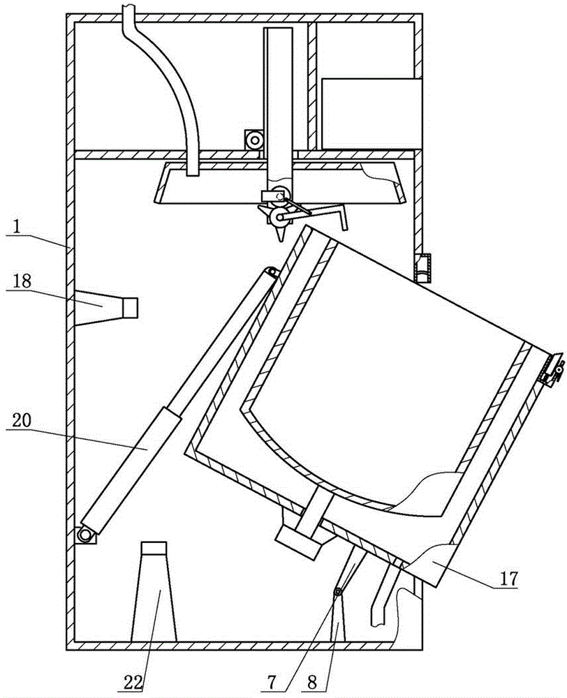 Vertical roller washing machine