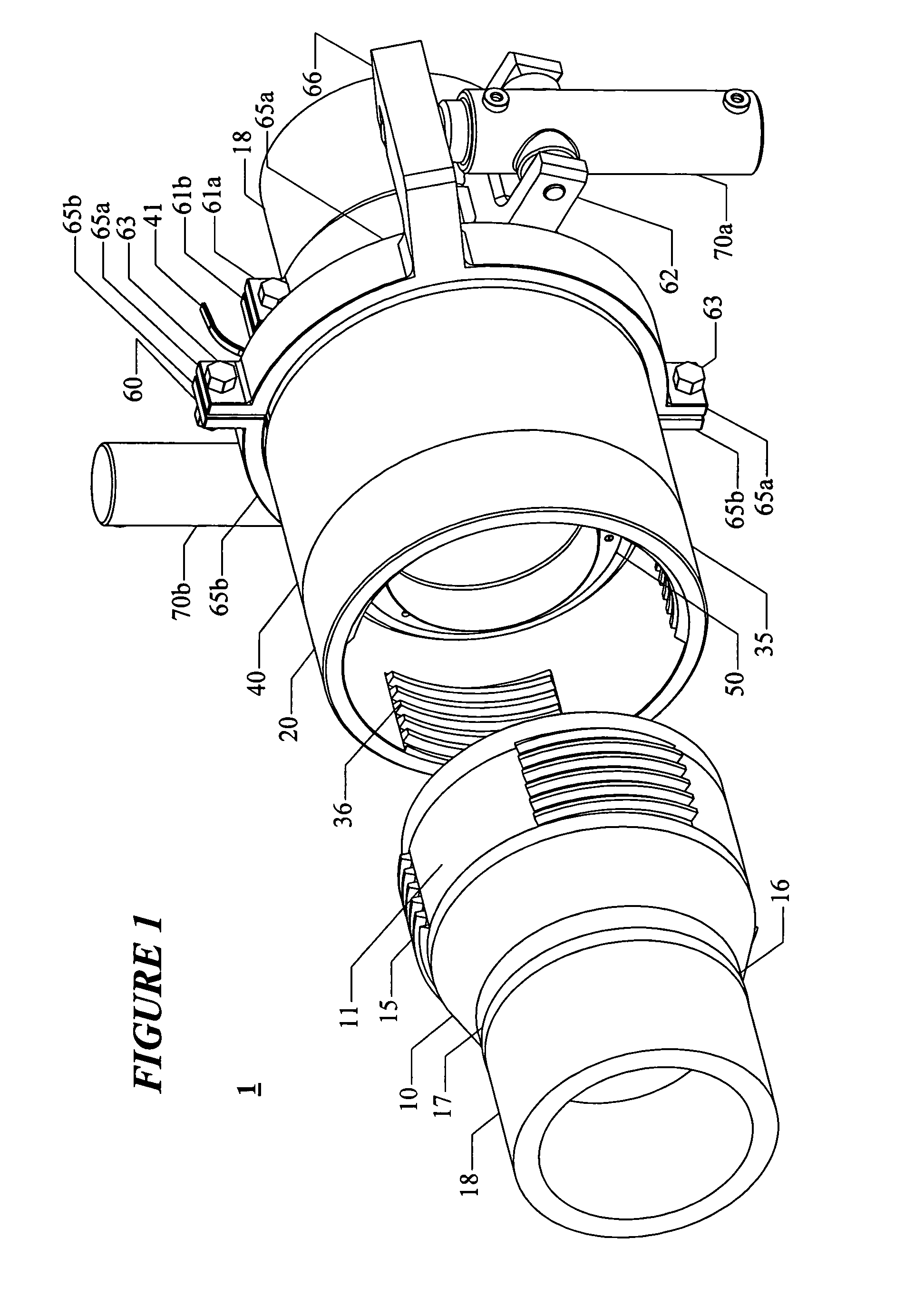 Pressure-containing tubular connections for remote operation