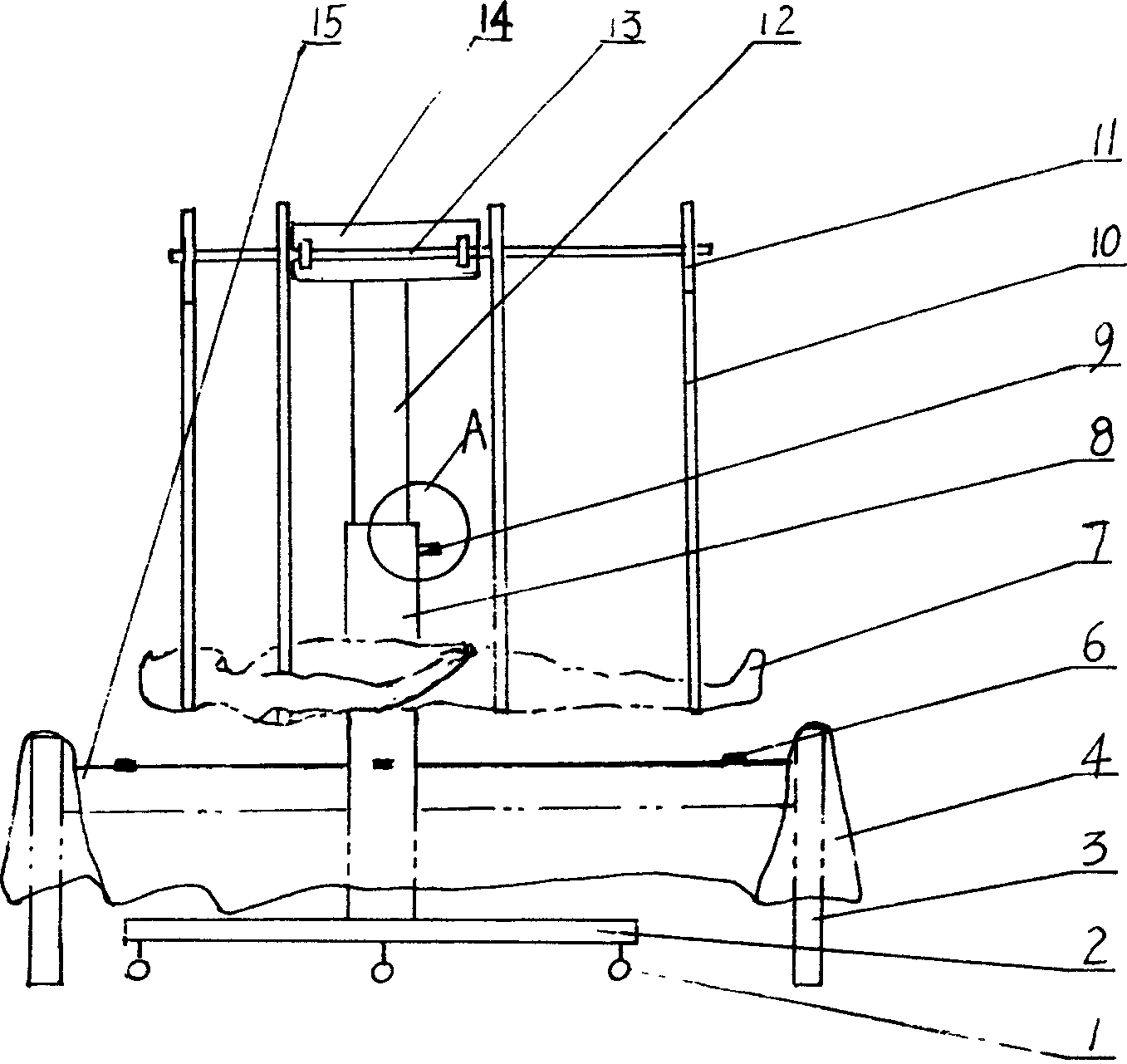 Nursing machine capable of turning patient body