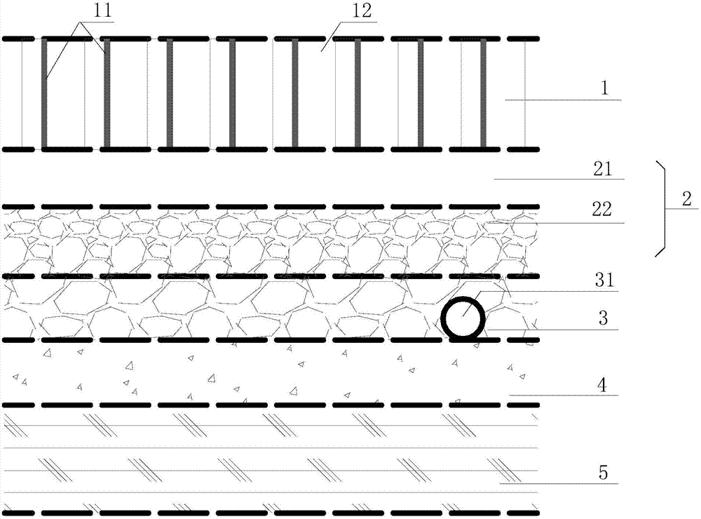 Permeable pavement structure