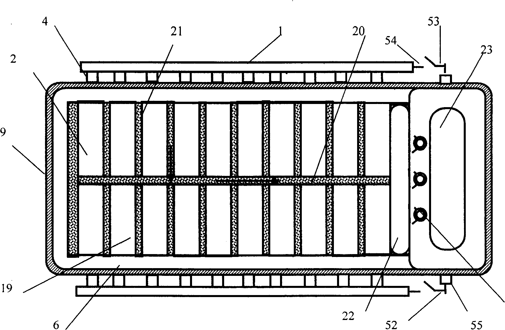 Energy-saving type low voltage set aluminum cell