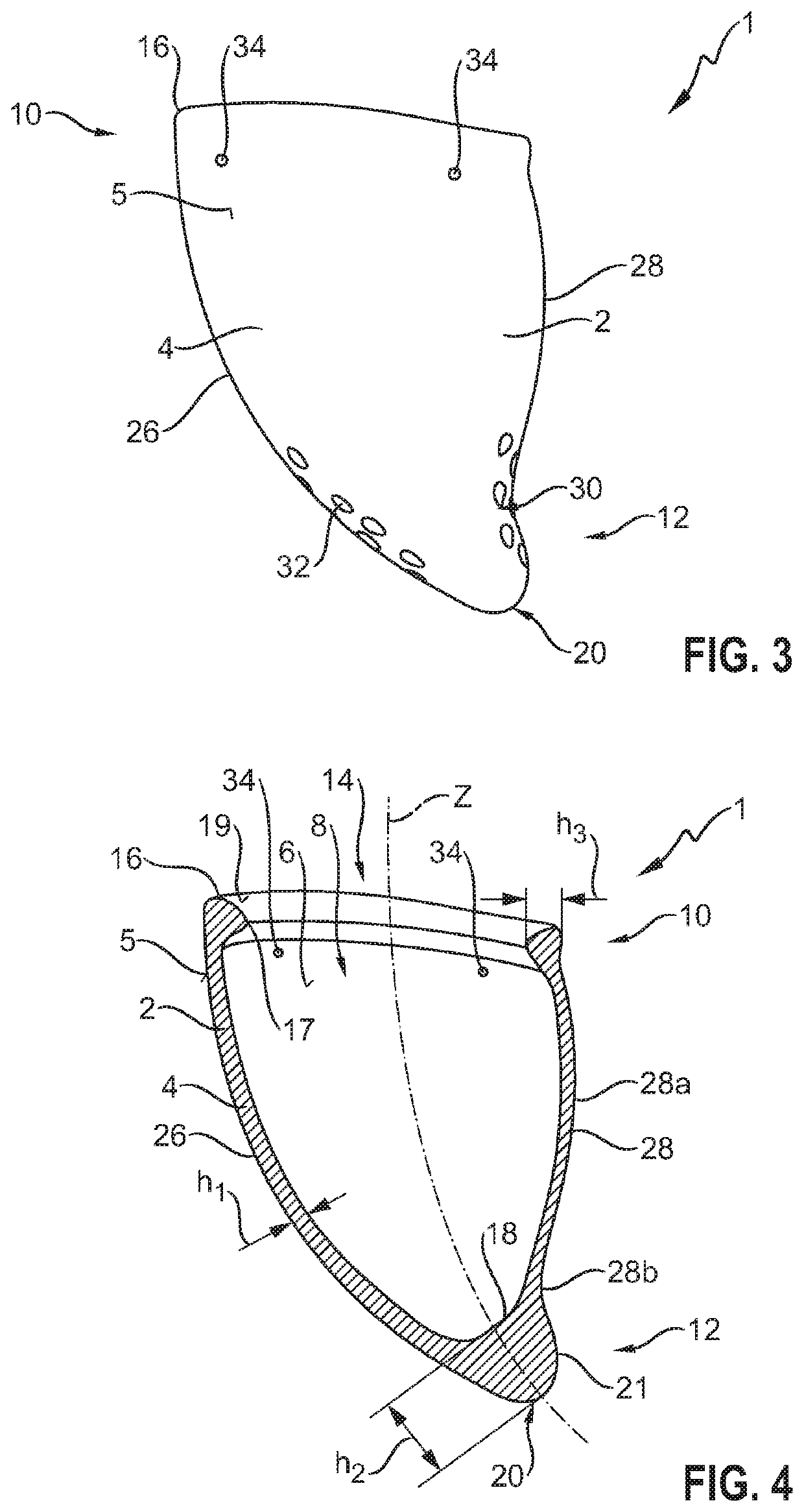 Hygiene product, in particular menstrual cup with an ergonomic shape