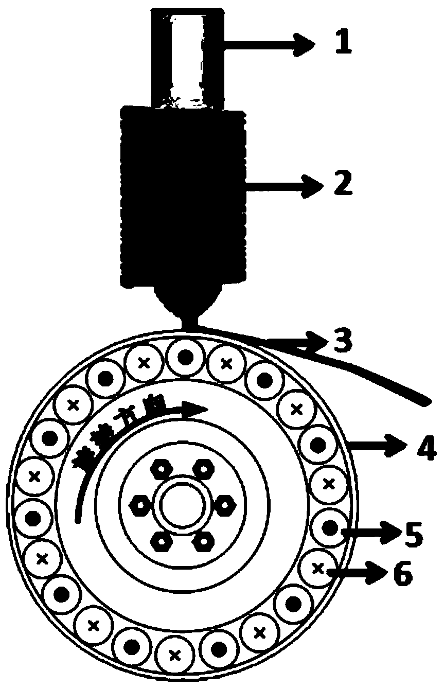 Ferro-cerium-based rapid quenching permanent magnet powder and preparation method of ferro-cerium-based rapid quenching permanent magnet powder