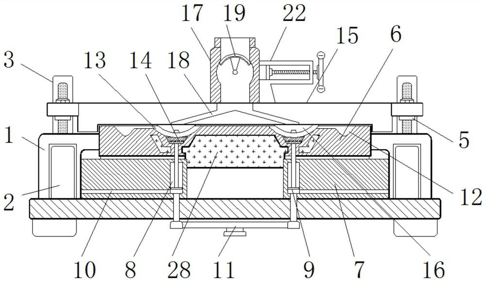 A lens production mold