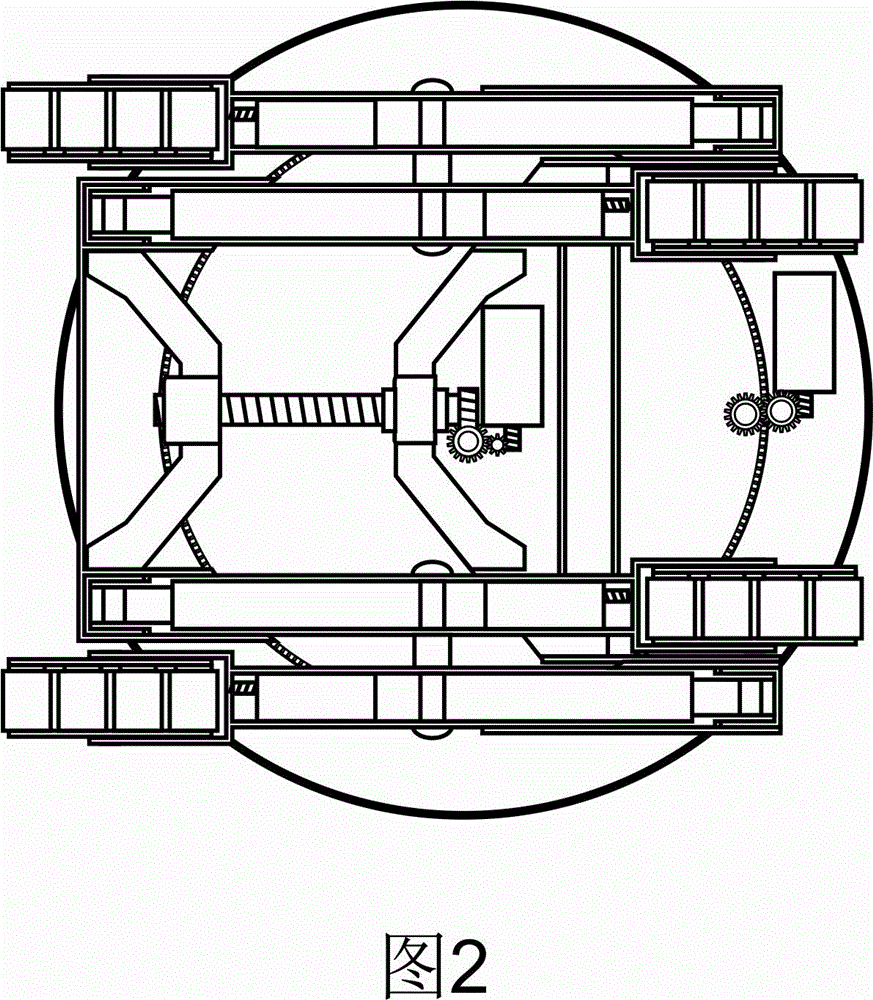 Multifunctional vehicle lifting, steering, moving and obstacle-crossing device