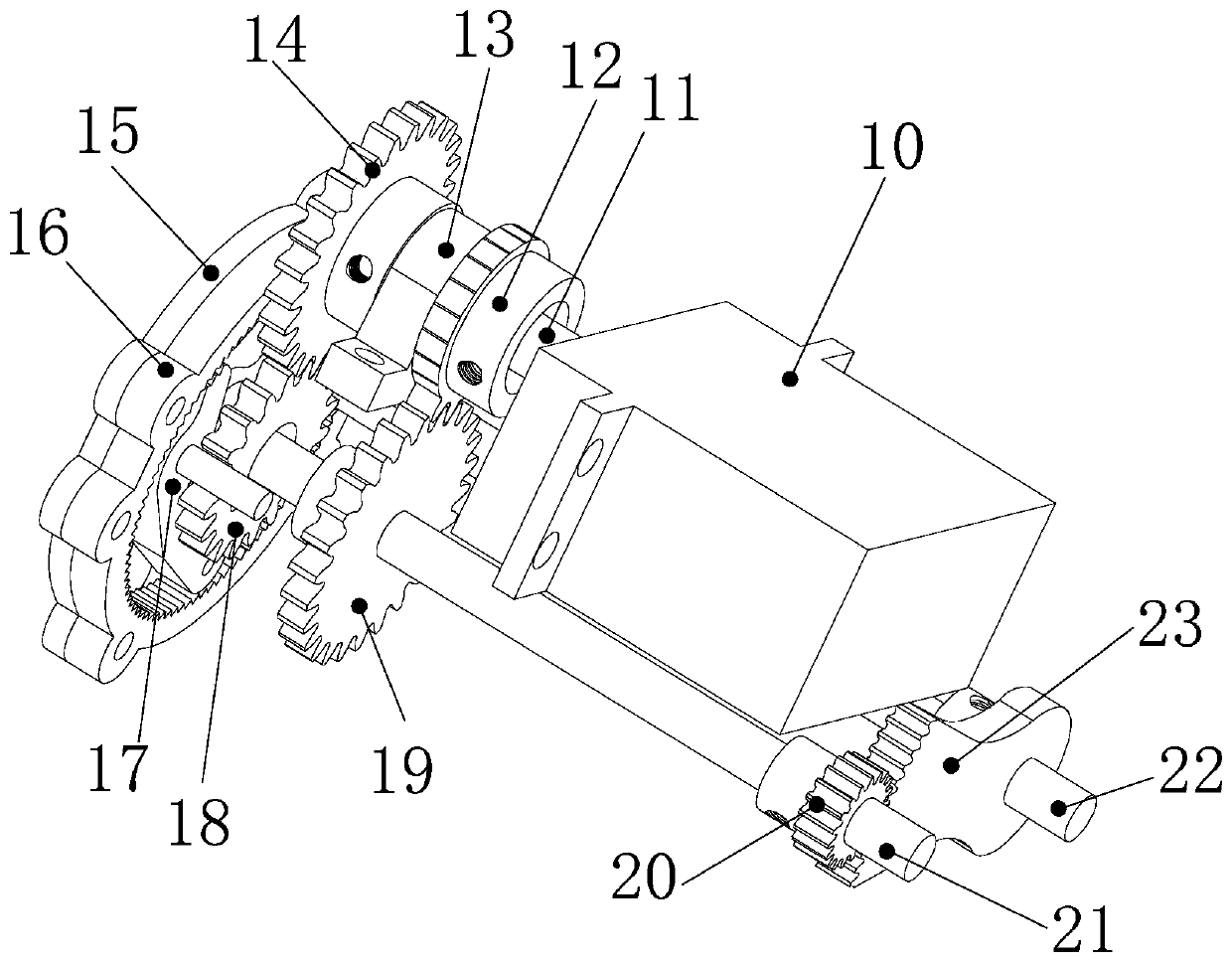 A jumping robot with attitude balance adjustment mechanism