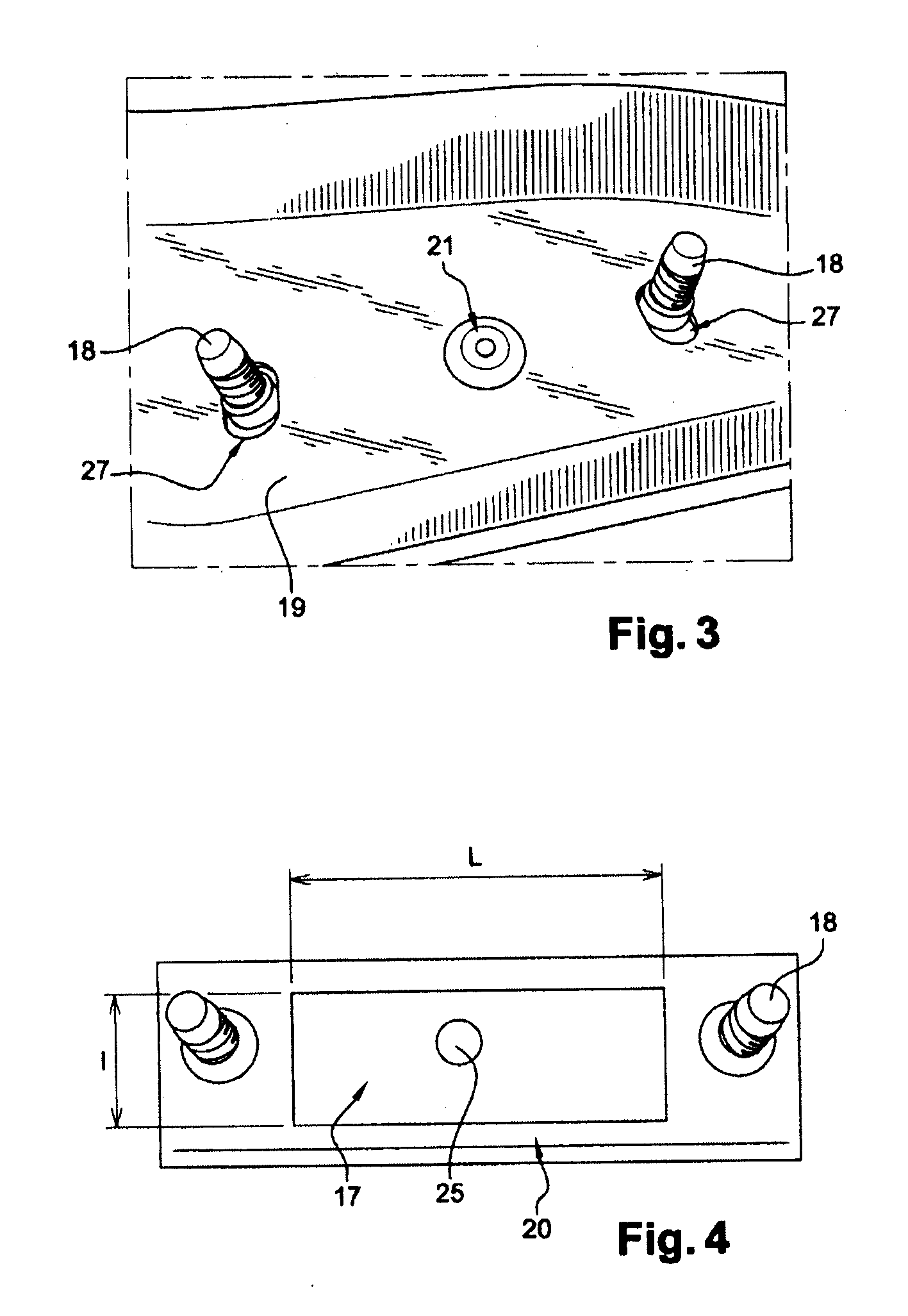 Device and method for attaching an opening leaf to the body of a motor vehicle