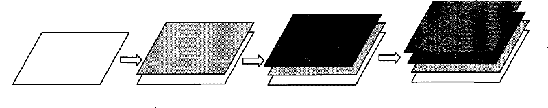 Method of laser digital coloured drawing