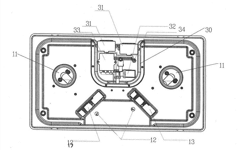 Gas range with protective devices