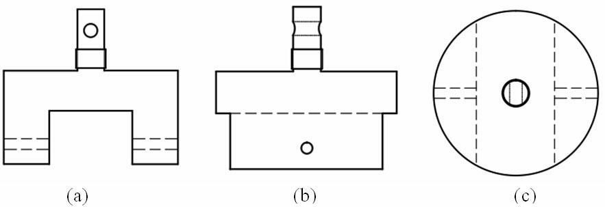 Clamp for mixed fracture test of dual-phase material interface