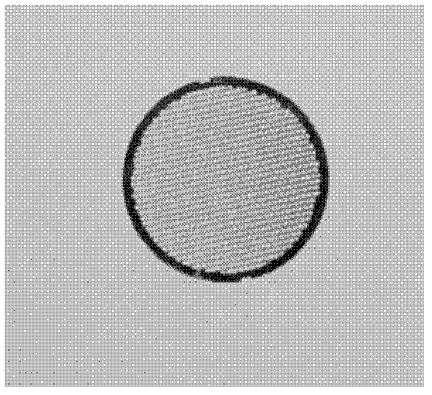 Tungsten foil mesh for transmission microscope and scanning microscope and production method of tungsten foil mesh