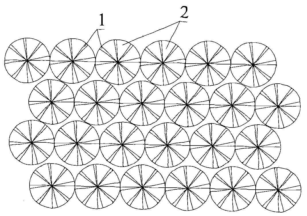 Two-component split type composite FDY fiber and preparation method thereof