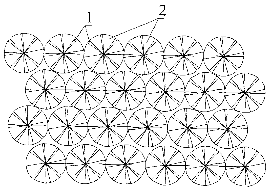 Two-component split type composite FDY fiber and preparation method thereof