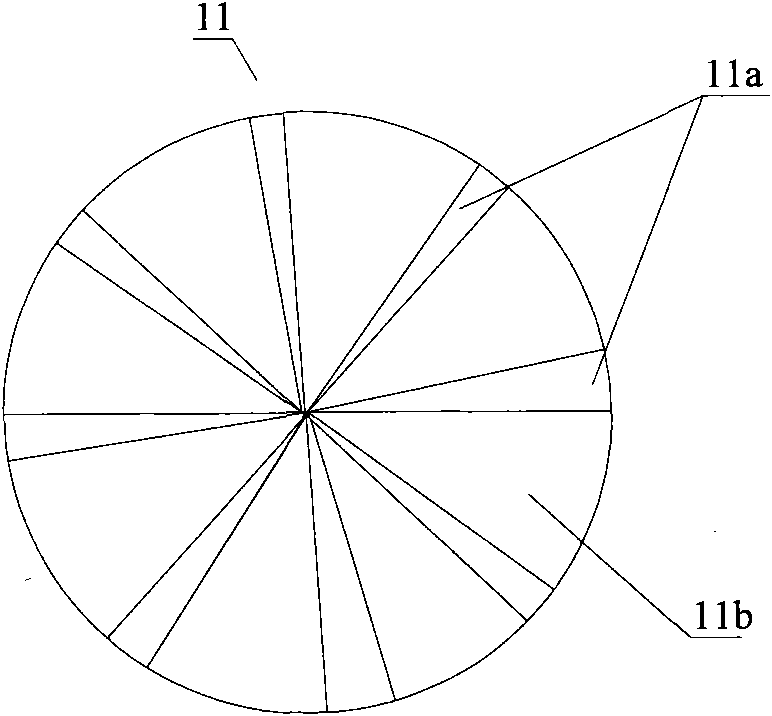 Two-component split type composite FDY fiber and preparation method thereof