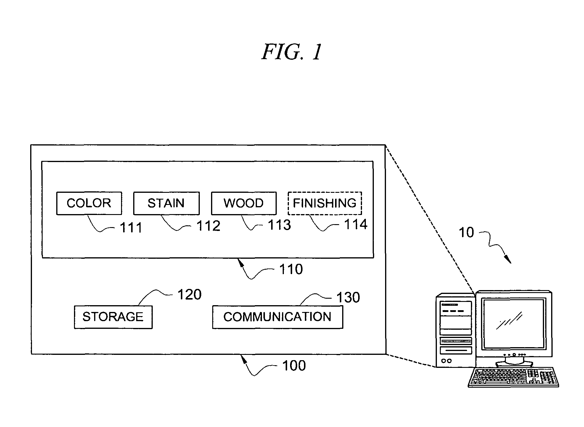 System and method for creating, selecting and matching a stain color for wood