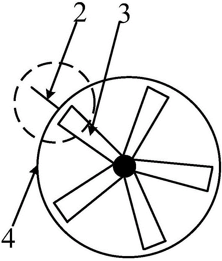 Blade tip gap measuring system and method based on AC discharging