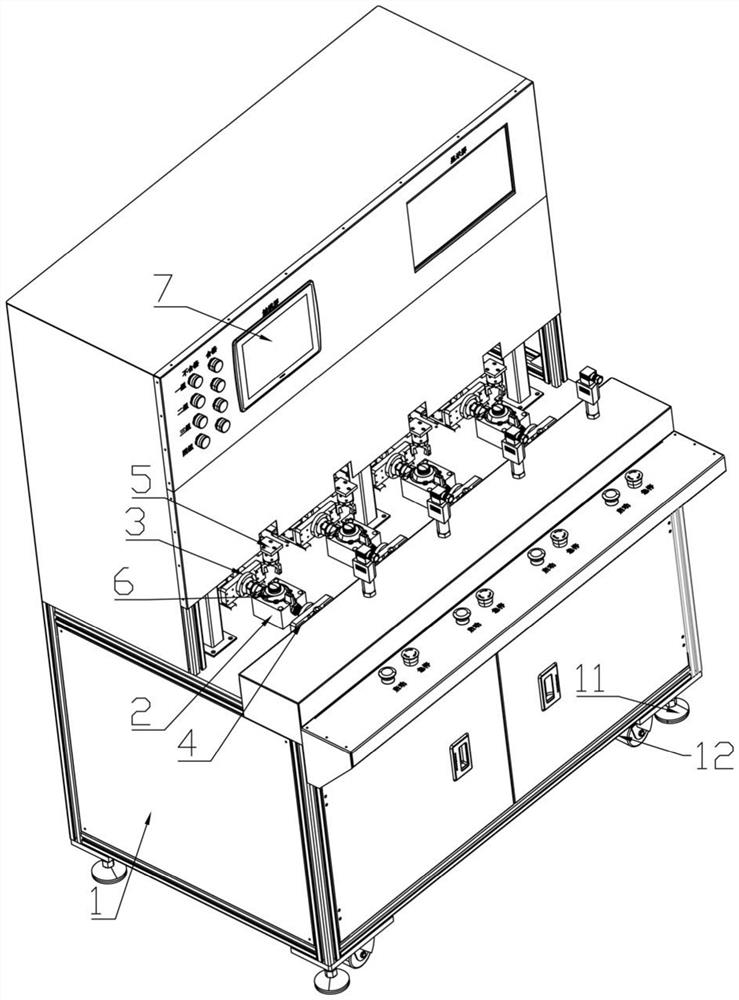 Detection device applied to automatic detection of performance of pipeline gas self-closing valve